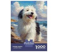 Jigsaw Puzzles 1000 Piece for Teenagers Beachside Ball Play Adult Puzzles Relax Games Pattern Assembly Great Gift for Gaming 52x38cm/1000pcs