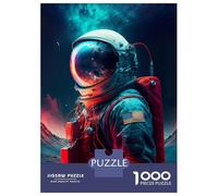Jigsaw Puzzles 1000 Piece for Teenagers Beyond The Stars Astronaut Adult Puzzles Hands-on Game Perfect Decoration Great Gift for Gaming 52x38cm/1000pcs