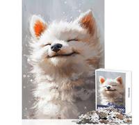 Jigsaw Puzzles 1000 Piece for Teenagers Blissful Canine Anti-Stress Toys Gifts Ideas Practical Game Every Piece Is Unique - Size 50x75cm