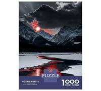 Jigsaw Puzzles 1000 Piece for Teenagers Blood Moon Elegance Adult Puzzles Relaxing Games Pattern Assembly Birthday Present, Gifts, 70x50cm/1000pcs