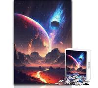 Jigsaw Puzzles 1000 Piece for Teenagers Celestial Bloom Landscape Soothing Relaxing Leisure Time Accurate Interlock Precision Toy Size 38x52cm