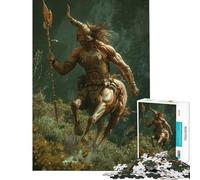 Jigsaw Puzzles 1000 Piece for Teenagers Centaur Help The Brain Exercise Home Art Decor Practical Game for Ages 14 And over (38x26cm)
