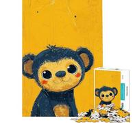 Jigsaw Puzzles 1000 Piece for Teenagers Cheeky Monkey Art Fun Activities at Home Learning Educational Fun Games Suitable for Ages 14 And Up (38x52cm)