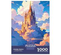 Jigsaw Puzzles 1000 Piece for Teenagers Cloudy Castle Adult Puzzles Relax Games Pattern Assembly Great Gift for Gaming 38x26cm/1000pcs