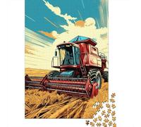 Jigsaw Puzzles 1000 Piece for Teenagers Combine Harvester Farming Equipment-1 Jigsaw Puzzle Relaxing Games Wall Decoration Gifts for Friends And Family 38x26cm/1000pcs