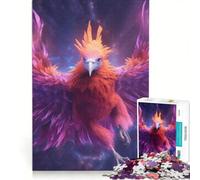 Jigsaw Puzzles 1000 Piece for Teenagers Cosmic Attacking Phoenix, Educational Games, Precision Cutting, Great Gift for Gaming 50x75cm
