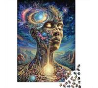 Jigsaw Puzzles 1000 Piece for Teenagers Cosmic Mind Art Print Jigsaw Puzzle Relaxing Games Wall Decoration Gifts for Friends And Family 38x26cm/1000pcs