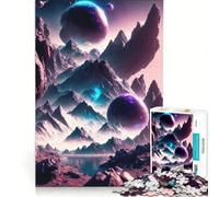 Jigsaw Puzzles 1000 Piece for Teenagers Cosmic Oasis, Educational Games, Precision Cutting, Great Gift for Gaming 38x26cm