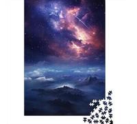 Jigsaw Puzzles 1000 Piece for Teenagers Cosmic Sky with Stars Teenager Puzzles Hands-on Game Improve Memory Gifts for Friends And Family 52x38cm/1000pcs