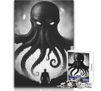 Jigsaw Puzzles 1000 Piece for Teenagers Cthulhu Mythos Art Beautiful Design Game Improve Memory Birthday Gift Size 50x75cm