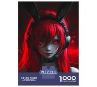 Jigsaw Puzzles 1000 Piece for Teenagers Cyber Bunny Aesthetic-1 Adult Puzzles Relax Games Pattern Assembly Great Gift for Gaming 52x38cm/1000pcs