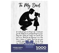 Jigsaw Puzzles 1000 Piece for Teenagers Dads Gift to My Dad Jigsaw Puzzle Relaxing Games Wall Decoration Gifts for Friends And Family 38x26cm/1000pcs