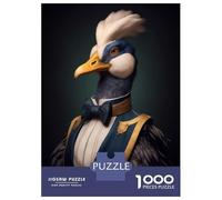 Jigsaw Puzzles 1000 Piece for Teenagers Dapper Duck in Tuxedo Adult Puzzles Relax Games Pattern Assembly Great Gift for Gaming 70x50cm/1000pcs