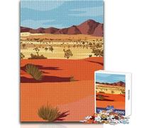 Jigsaw Puzzles 1000 Piece for Teenagers Desert Landscape Beautiful Design Game Improve Memory Birthday Gift Size 38x26cm