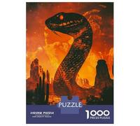 Jigsaw Puzzles 1000 Piece for Teenagers Desert Serpent Jigsaw Relax Games But Fun And Humorous Birthday Present, Gifts, 70x50cm/1000pcs