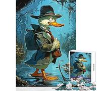 Jigsaw Puzzles 1000 Piece for Teenagers Detective Duck Practical Game for The Whole Family DIY Toys Every Piece Is Unique - (26X38cm)