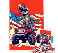 Jigsaw Puzzles 1000 Piece for Teenagers Dinosaur Dirty Patriot Help The Brain Exercise For Family Fun Fun Games Suitable for Ages 14 And Up (38x26cm)
