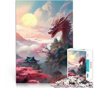 Jigsaw Puzzles 1000 Piece for teenagers Dragon above clouds Familienspiel für und Heimdekoration Spielzeug52x38cm