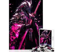 Jigsaw Puzzles 1000 Piece for Teenagers Dragon Samurai DIY Toys Gifts for Women Men Practical Game Artists' Collection, Fine Arts Size 38x26cm