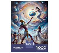 Jigsaw Puzzles 1000 Piece for Teenagers Egyptian Gods And Goddesses Jigsaw Puzzle Fun Games Perfect Decoration Gifts for Friends And Family 38x26cm/1000pcs