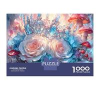 Jigsaw Puzzles 1000 Piece for Teenagers Enchanted Fairy Tale Crown Jigsaw Puzzle Relaxing Games Wall Decoration Gifts for Friends And Family 52x38cm/1000pcs