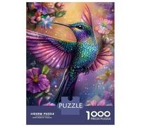 Jigsaw Puzzles 1000 Piece for Teenagers Enchanted Hummingbird Teenager Puzzles Hands-on Game Wall Decoration Challenging To Complete 52x38cm/1000pcs