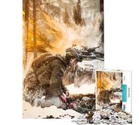 Jigsaw Puzzles 1000 Piece for Teenagers Endless Winter War Help The Brain Exercise For Family Fun Fun Games Suitable for Ages 14 And Up (38x26cm)