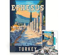 Jigsaw Puzzles 1000 Piece for Teenagers Ephesus in Turkey, Relaxing Games, Fun at Home Activities, Great Gift for Gaming 38x52cm