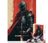 Jigsaw Puzzles 1000 Piece for Teenagers Epic Medieval Knight Practical Game for The Whole Family DIY Toys Every Piece Is Unique - (50X75cm)
