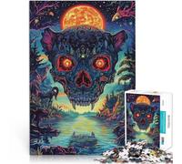Jigsaw Puzzles 1000 Piece for teenagers Evil Skeleton Denksportaufgabe für Angebot als Geschenk für die ganze Familie52x38cm