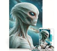 Jigsaw Puzzles 1000 Piece for Teenagers Extraterrestrial Alien, Fun Games, Challenging To Complete, Deal As Gifts for The Whole Family 50x75cm