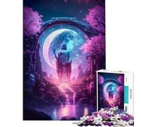 Jigsaw Puzzles 1000 Piece for Teenagers Fantasy Buddha Fun at Home Activities, Hand Speed Race Hands-on Game for Age 14+ Game (38x52cm)