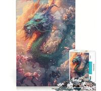 Jigsaw Puzzles 1000 Piece for Teenagers Fantasy Dragon Magical, Fun Games, Challenging To Complete, Deal As Gifts for The Whole Family 38x52cm