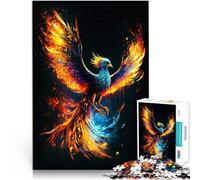 Jigsaw Puzzles 1000 Piece for teenagers Fantasy Phoenix Fire Lustige Spiele Einzigartige Geburtstags- und Geschenkideen52x38cm