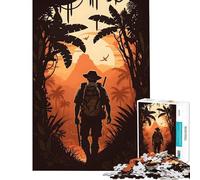 Jigsaw Puzzles 1000 Piece for Teenagers Final Quest ︰ The Lost Gem Toys Educational Games Brain Teaser Game for The Whole For Birthdays (Size 38x52cm)