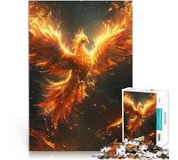 Jigsaw Puzzles 1000 Piece for teenagers Fire Phoenix Challenging To Complete But Fun And Humorous Great Gift for Games 50x70cm