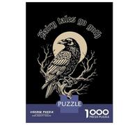 Jigsaw Puzzles 1000 Piece for Teenagers Gothic Raven Fairy Tales Illustration Puzzles for Adults Anti-Stress Toys Analysis And Logic Birthday Present, Gifts, 52x38cm/1000pcs