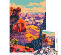 Jigsaw Puzzles 1000 Piece for Teenagers Grand Canyon Arizona Art Fun Group Bonding Activity Indoors Memorable Festive Present Option (38x26cm)