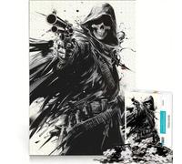 Jigsaw Puzzles 1000 Piece for Teenagers Grim Enforcer, Educational Games, Pattern Assembly, Artists' Collection, Fine Arts 50X75CM