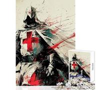 Jigsaw Puzzles 1000 Piece for Teenagers Holy Warriors Rising Practical Game Tough Challenge Educational Toy Every Piece Is Unique - (38x26cm)