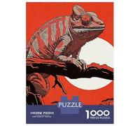 Jigsaw Puzzles 1000 Piece for Teenagers Iguana Forest Puzzle for Adults Toy Wall Decor Difficult Challenge Challenging To Complete 70x50cm/1000pcs