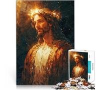 Jigsaw Puzzles 1000 Piece for teenagers Jesus Christ Portrait Challenging Game Toys is ideal as a gift for the whole family 50x70cm