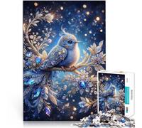Jigsaw Puzzles 1000 Piece for teenagers Jeweled Midnight Bird DIY-Spielzeug denn eignet sich ideal als Geschenk für die ganze Familie38x26cm
