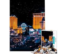Jigsaw Puzzles 1000 Piece for Teenagers Las Vegas Help The Brain Exercise For Family Fun Fun Games Suitable for Ages 14 And Up (38x52cm)