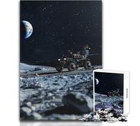 Jigsaw Puzzles 1000 Piece for Teenagers Lunar Expedition Toy Intellectual Game Staycation Kill Time Secret Santa Gifts Size 50x75cm