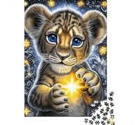 Jigsaw Puzzles 1000 Piece for Teenagers Magical Baby Tiger Cub Puzzles for Adults Fun Games Analysis And Logic Educational Challenge 70x50cm/1000pcs