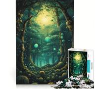 Jigsaw Puzzles 1000 Piece for Teenagers Magical Infinity Forest Educational Games Precision Cutting Great Gift for Gaming 38x26cm