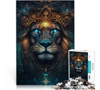 Jigsaw Puzzles 1000 Piece for teenagers Majestic lion Pädagogisches Familienspiel Verbessern Sie das Gedächtnis52x38cm