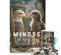 Jigsaw Puzzles 1000 Piece for Teenagers Mindset Is Everything Educational Games Pattern Assembly Artists' Collection Fine Arts 38x26cm