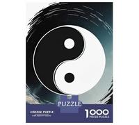 Jigsaw Puzzles 1000 Piece for Teenagers Modern Zen Yin Yang Symbol Jigsaw Puzzle Relaxing Games Wall Decoration Gifts for Friends And Family 52x38cm/1000pcs